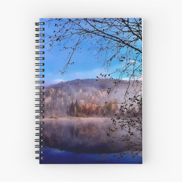Item preview, Beautiful autumn forests view by the lakeside  designed and sold by Durgaa D.