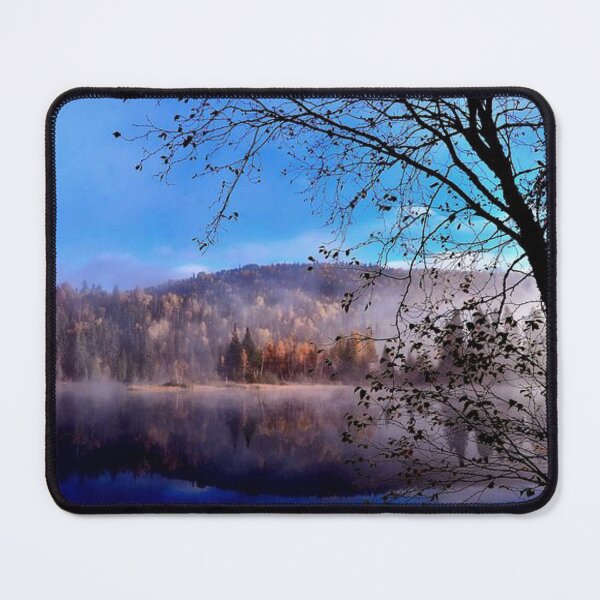Item preview, Beautiful autumn forests view by the lakeside  designed and sold by Durgaa D.