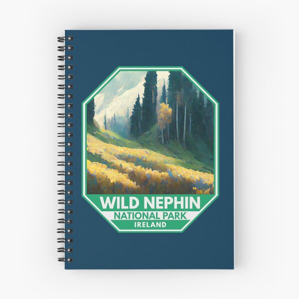 Aperçu de l'œuvre Emblème aquarelle du parc national de Wild Nephin en Irlande créée et vendue par KrisSidDesigns.