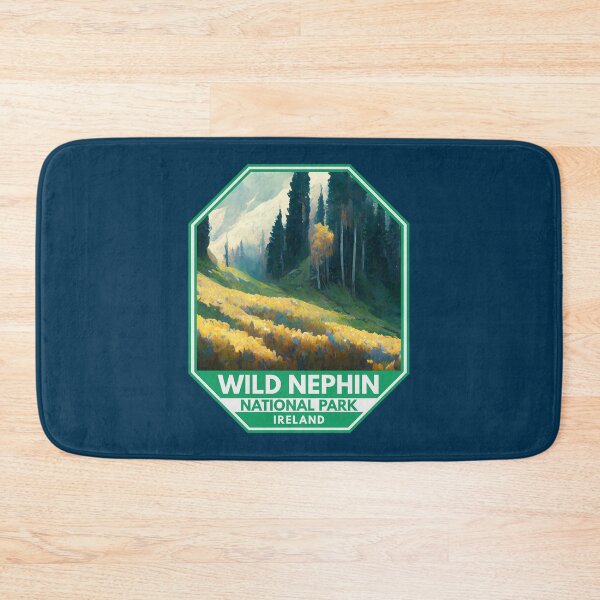 Item preview, Wild Nephin National Park Ireland Watercolor Emblem designed and sold by KrisSidDesigns.