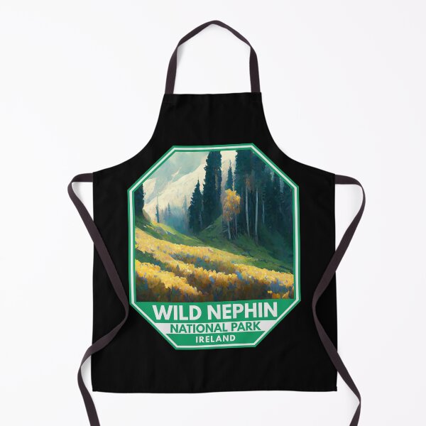 Item preview, Wild Nephin National Park Ireland Watercolor Emblem designed and sold by KrisSidDesigns.