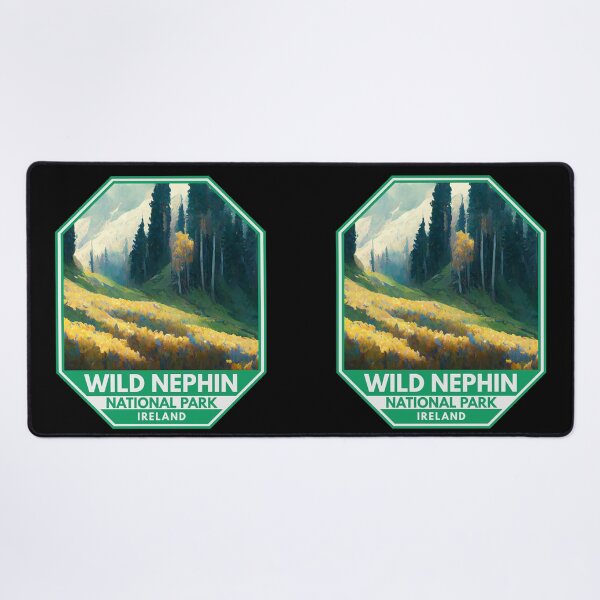 Item preview, Wild Nephin National Park Ireland Watercolor Emblem designed and sold by KrisSidDesigns.