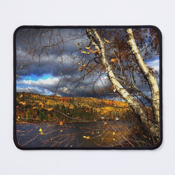 Item preview, Beautiful autumn forests view by the lakeside designed and sold by Durgaa D.