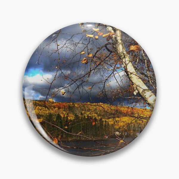 Item preview, Beautiful autumn forests view by the lakeside  designed and sold by Durgaa D.