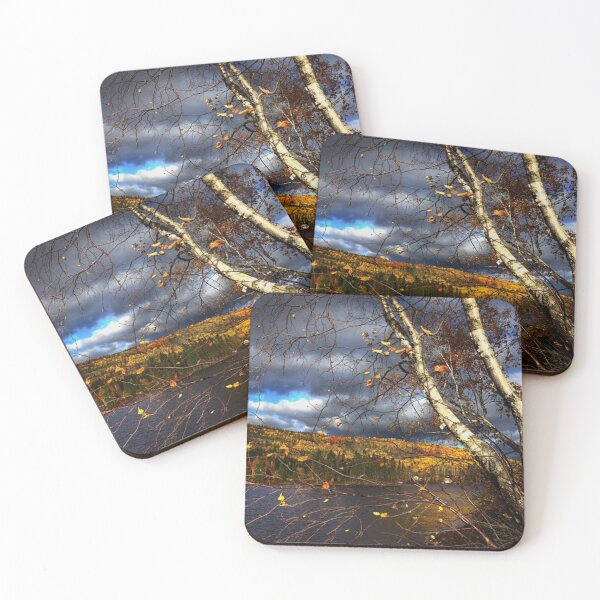 Item preview, Beautiful autumn forests view by the lakeside  designed and sold by Durgaa D.
