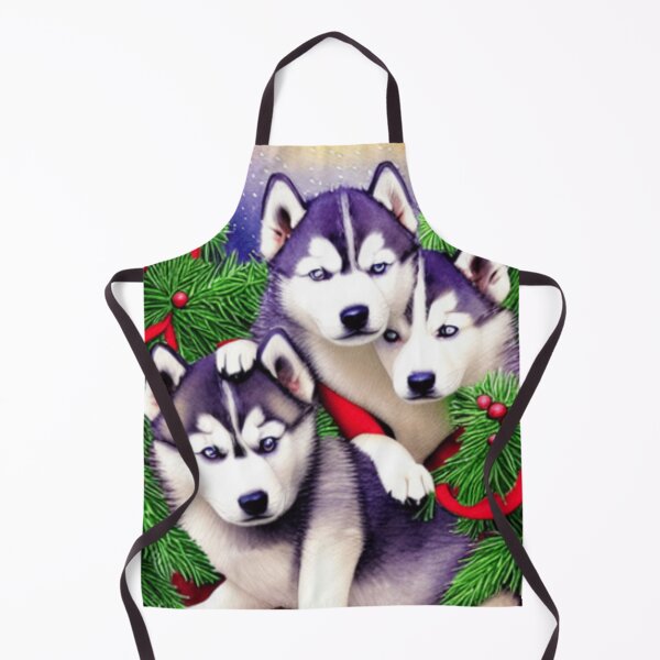 Item preview, Husky Dog Christmas Celebration in Yoga style 5 designed and sold by AnadAA.