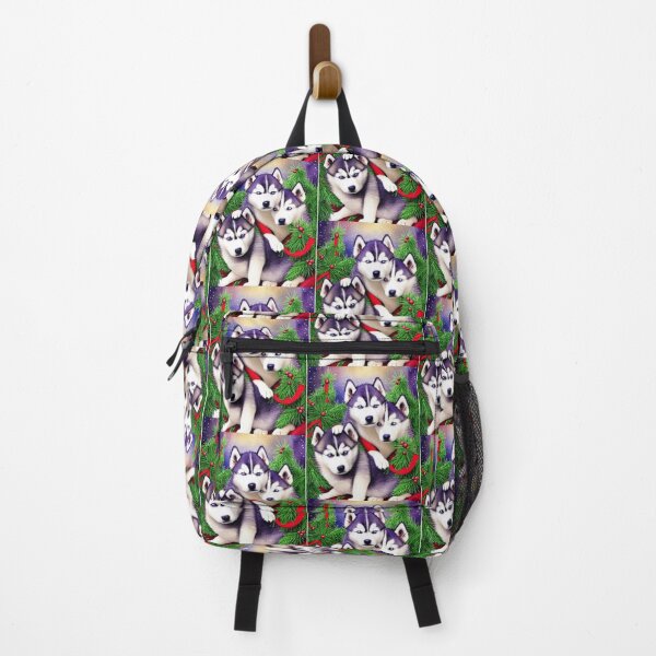 Item preview, Husky Dog Christmas Celebration in Yoga style 5 designed and sold by AnadAA.