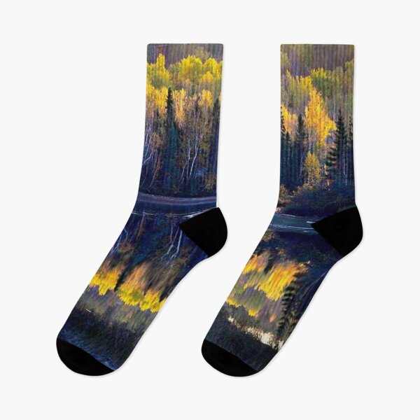 Item preview, Beautiful autumn forests view by the lakeside  designed and sold by Durgaa D.