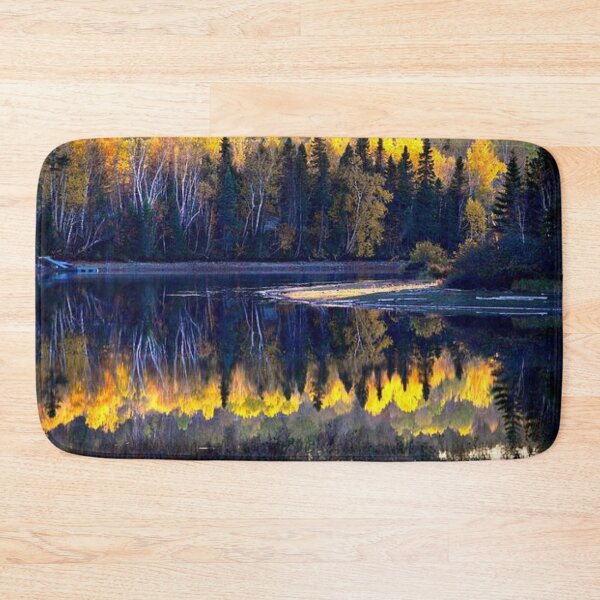 Item preview, Beautiful autumn forests view by the lakeside  designed and sold by Durgaa D.