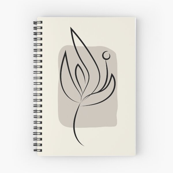 Item preview, Cream Beige Modern Midcentury Botanical Floral Leaf Plant Shape Graphic Design 5 Pairs 2023 COTY Blank Canvas designed and sold by MLA-Artwork.