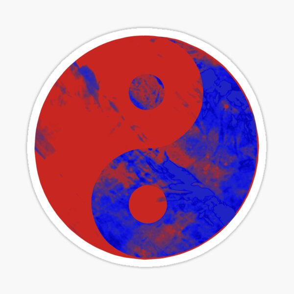 Yin Yang Brick Masher Sticker