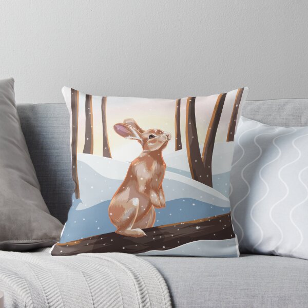 Item preview, Rabbit in the Snowy Forest designed and sold by AHatzdesigns.