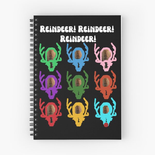 Item preview, Reindeer! Reindeer! Reindeer! with the Reindeer Team: Dasher, Dancer, Prancer, Vixen, Comet, Cupid, Donner, Blitzen, Rudolph designed and sold by Cowboy Folly.