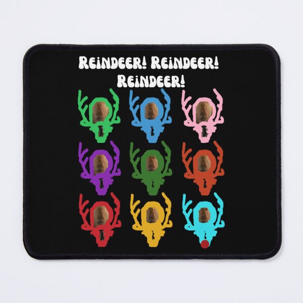 Item preview, Reindeer! Reindeer! Reindeer! with the Reindeer Team: Dasher, Dancer, Prancer, Vixen, Comet, Cupid, Donner, Blitzen, Rudolph designed and sold by Cowboy Folly.