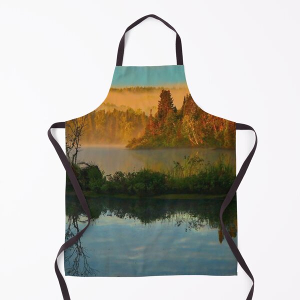 Item preview, Beautiful autumn forests view by the lakeside  designed and sold by Durgaa D.