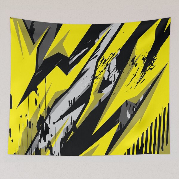 Item preview, Abstract Graphic Stripes and Swirls 80's Funky Print All Over Print Art Lover Wild Print Patterns designed and sold by CharJens.