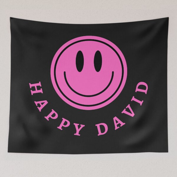 Item preview, DAVID NAME SHIRT: DAVID EMOJI HAPPY FACE DESIGN. designed and sold by AlexRelax.