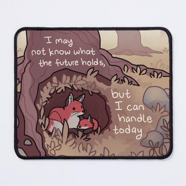 Item preview, "I Can Handle Today" Kind Fox Mama and Kit designed and sold by thelatestkate.