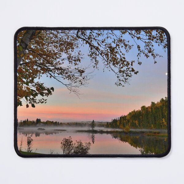 Item preview, Beautiful autumn forests view by the lakeside  designed and sold by Durgaa D.