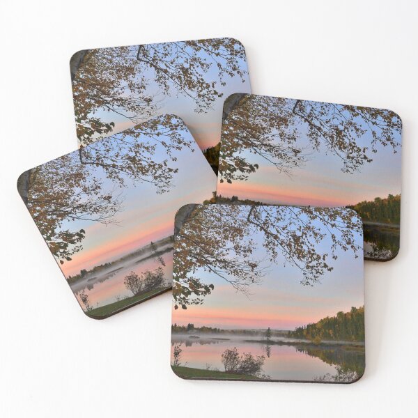 Item preview, Beautiful autumn forests view by the lakeside  designed and sold by Durgaa D.