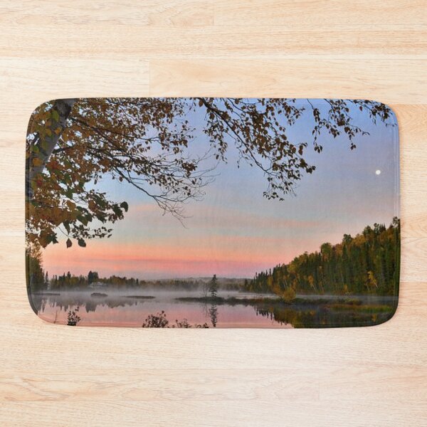 Item preview, Beautiful autumn forests view by the lakeside  designed and sold by Durgaa D.
