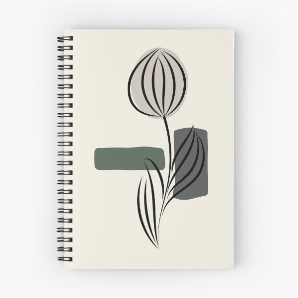 Item preview, Crema Beige Verde Gris Moderno Medio siglo Botánico Floral Hoja Planta Forma Diseño gráfico Pares 2023 COTY Lienzo en blanco designed and sold by MLA-Artwork.