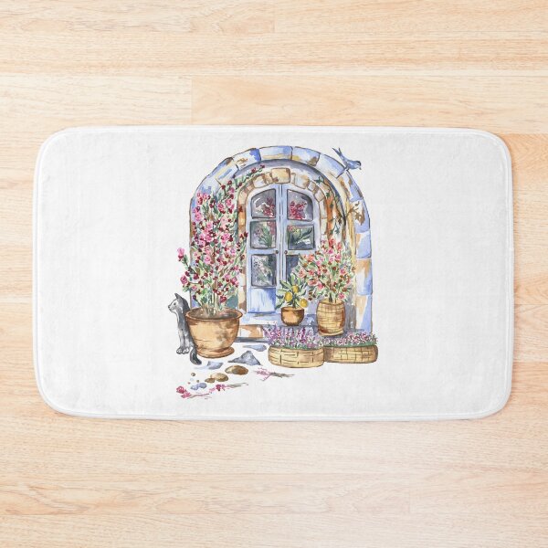 Item preview, Antique Arched Door Watercolor designed and sold by Flowersforbear.