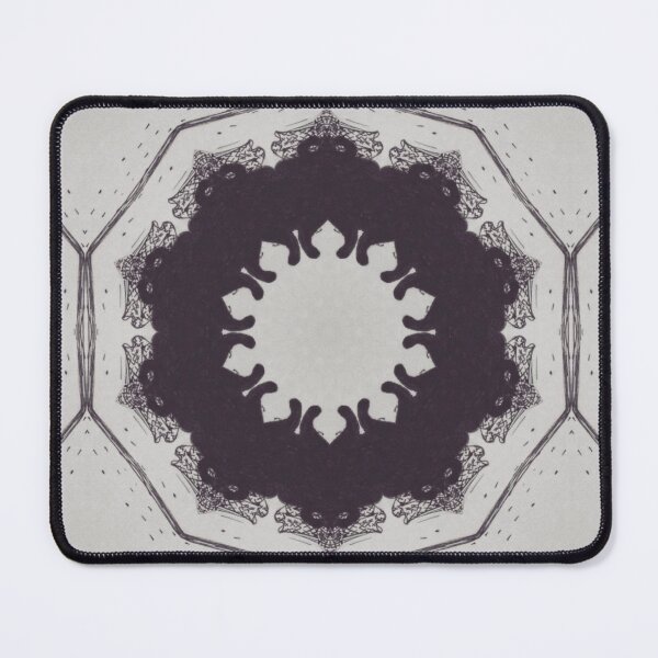 Item preview, 44202- Monochrome Vintage Gothic Ink Kaleidoscope Design designed and sold by 44scarab.