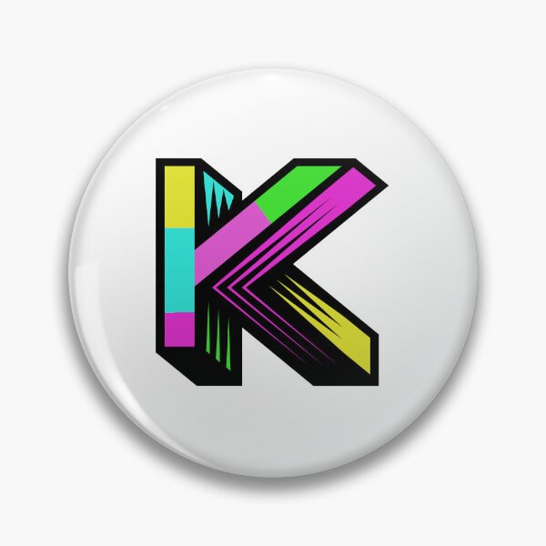 Item preview, Colorized letter K Initial  designed and sold by RemieJames.