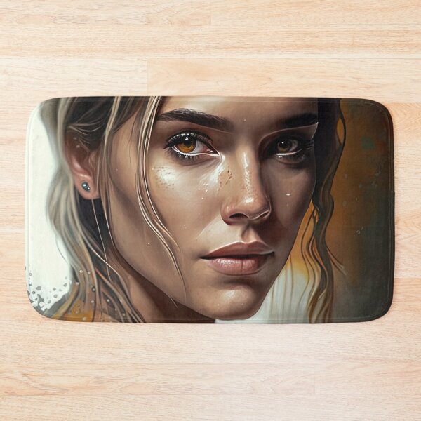Item preview, honey gold portrait rough paint designed and sold by Jenslemmens.