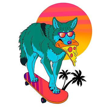 Artwork thumbnail, Retrowave Coyote by Stray Songdog