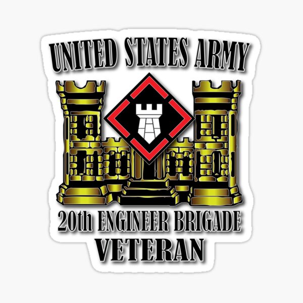 20th Engineer Brigade, buy US Army Sherpa Fleece Blanket, Veteran Fleece Blanket, 20th Engineer Brigade, Blanket, Gift for Veteran