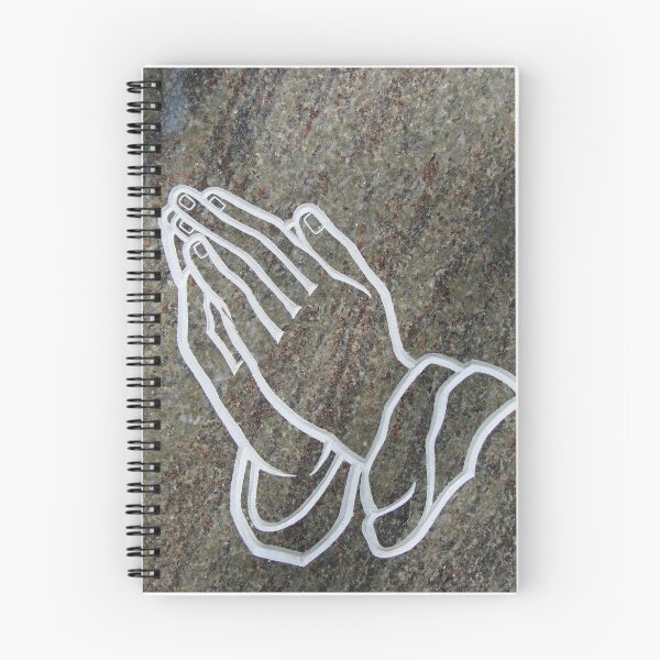 Item preview, PRAYING HANDS WHITE ON MARBLE. A Christian gift Ideas designed and sold by kelsether.
