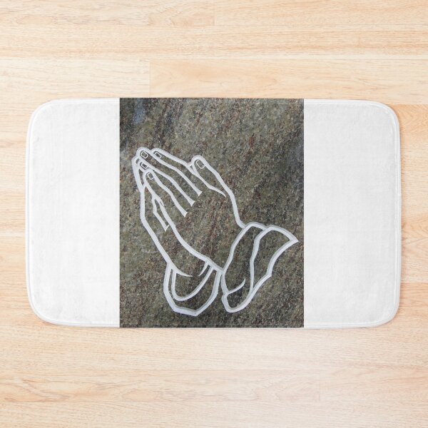 Item preview, PRAYING HANDS WHITE ON MARBLE. A Christian gift Ideas designed and sold by kelsether.
