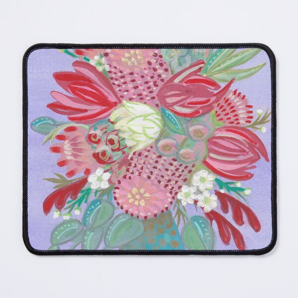 Item preview, Native Australian Florals in Turquoise Vase designed and sold by TheBowerbird.
