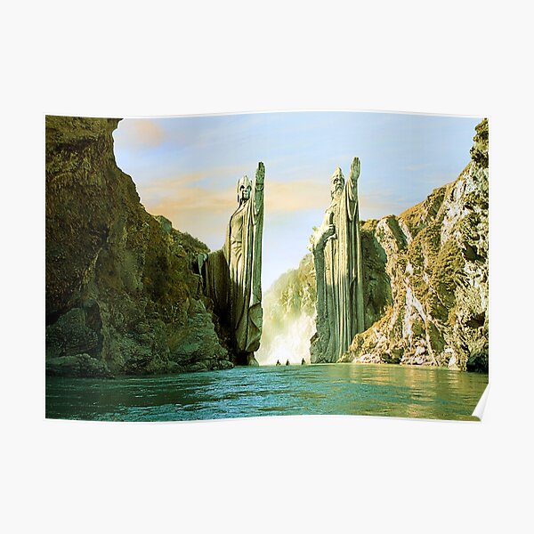 "Argonath" Poster for Sale by Redbubble