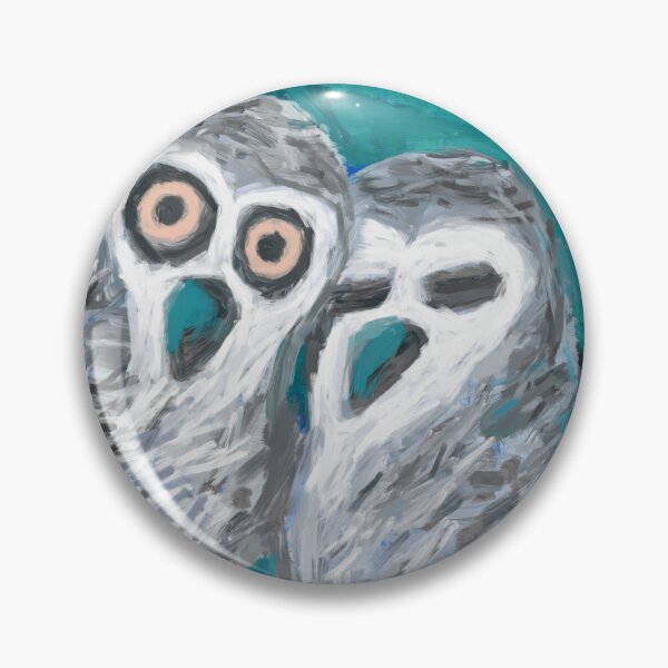 Item preview, Snow Owls cuddled in winter night designed and sold by Ojmccaf1963.
