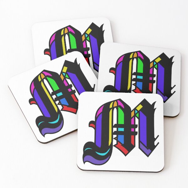 Item preview, Colorized letter M Initial  designed and sold by RemieJames.