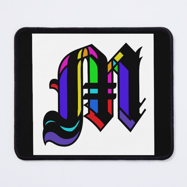 Item preview, Colorized letter M Initial  designed and sold by RemieJames.