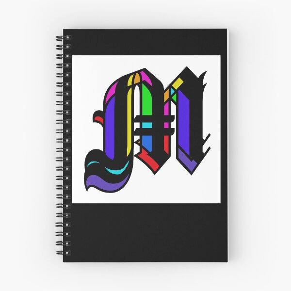 Item preview, Colorized letter M Initial  designed and sold by RemieJames.