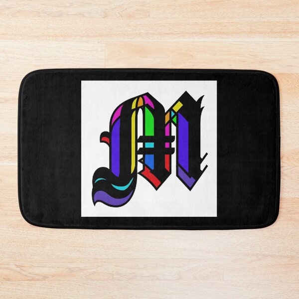 Item preview, Colorized letter M Initial  designed and sold by RemieJames.