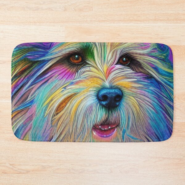 Item preview, Tribal Bearded Collie Dog Art 3 designed and sold by DiatomDesigns.