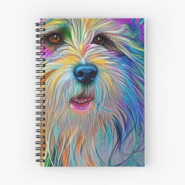 Item preview, Tribal Bearded Collie Dog Art 3 designed and sold by DiatomDesigns.