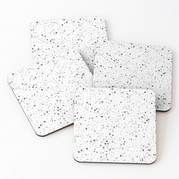 Item preview, Starry black and white sky designed and sold by HelgaScand.