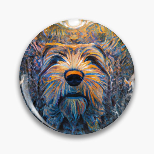 Item preview, Tribal Bearded Collie Dog Art 4 designed and sold by DiatomDesigns.