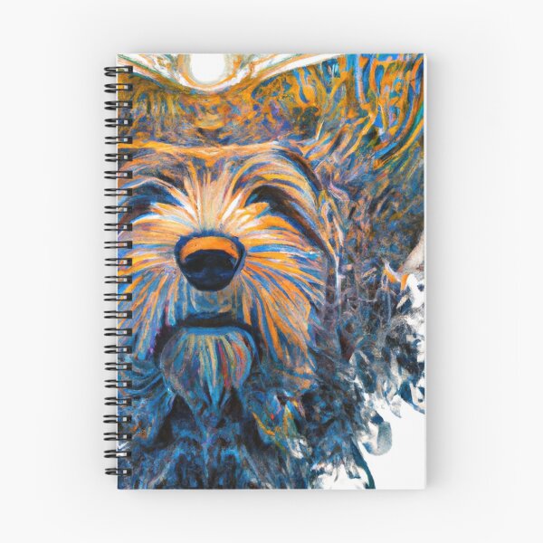 Item preview, Tribal Bearded Collie Dog Art 4 designed and sold by DiatomDesigns.