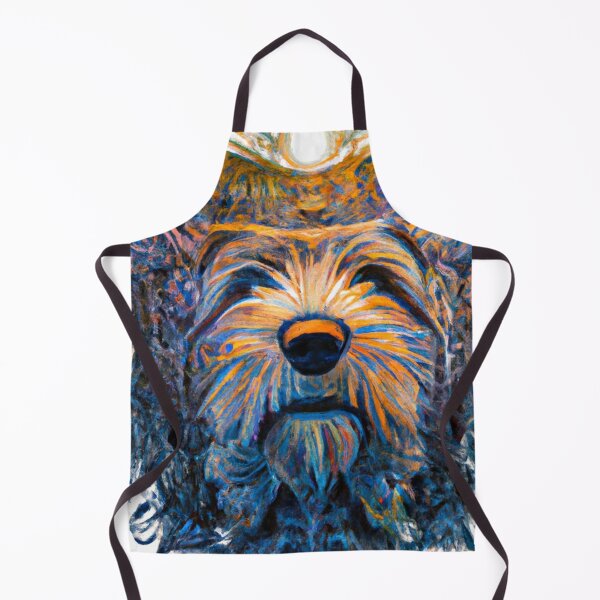 Item preview, Tribal Bearded Collie Dog Art 4 designed and sold by DiatomDesigns.
