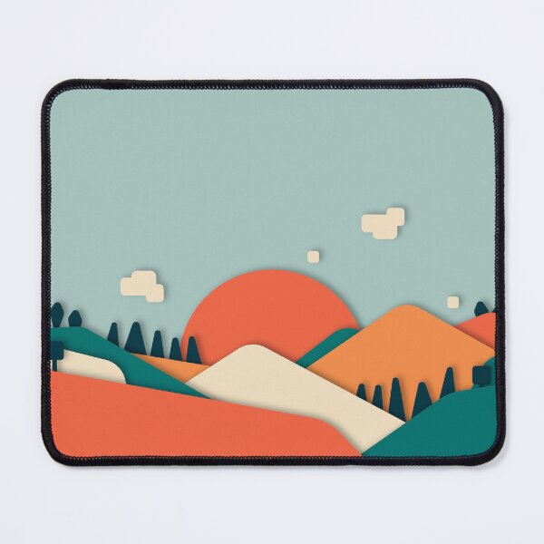 Item preview, Abstract landscape. Cut out of mountains  designed and sold by GreissDesign.