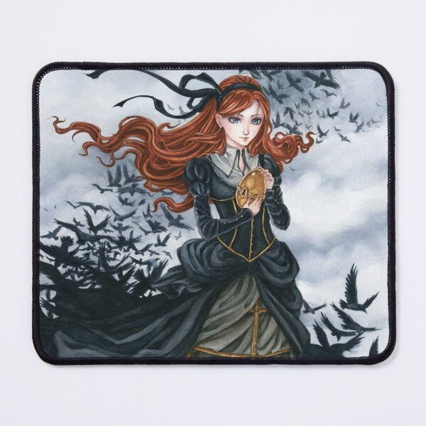 Item preview, Raven’s Treasure Steampunk Woman with Ravens designed and sold by Meredith Dillman.