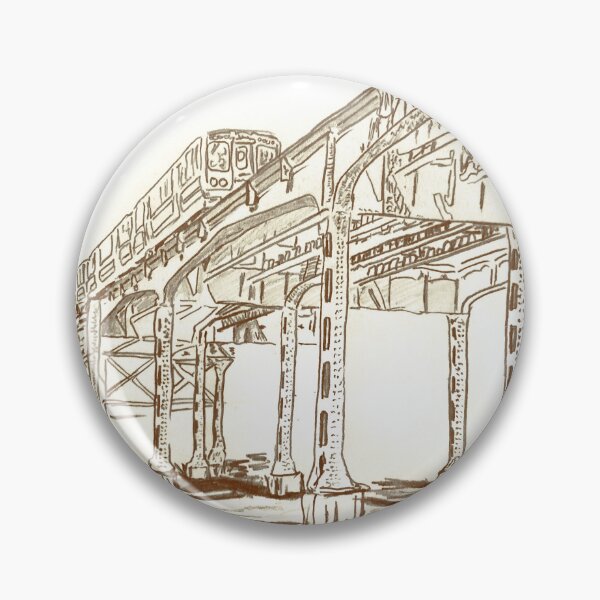 Item preview, The L Train - Sepia designed and sold by Michelle Misfit .